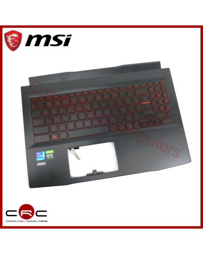 Palmrest & keyboard spanish ES MSI Katana GF66 12UE(MS-1583)