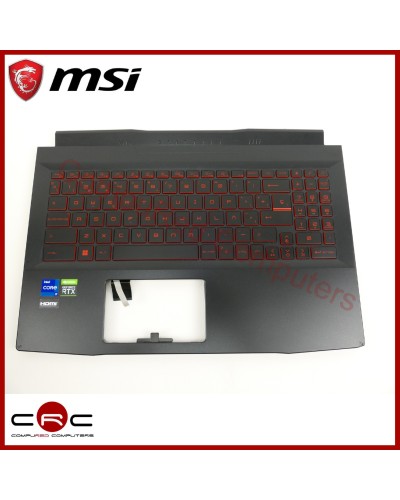 Palmrest & keyboard spanish ES MSI Katana GF66 12UE(MS-1583)