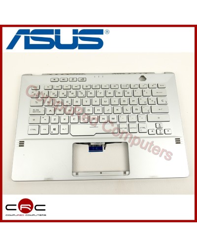 Reposamuñecas & teclado ES Asus ROG Zephyrus G14 GA401IU GA401IV
