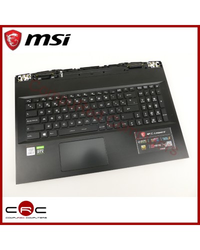 Palmrest & keyboard spanish ES MSI GE76 GP76 (MS-17K2)