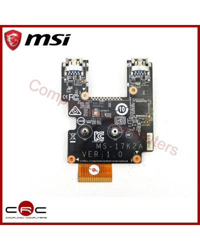 Placa USB 3.0 MSI GP76 Leopard 10UE 10UG 10UH 11UE 11UG 11UH