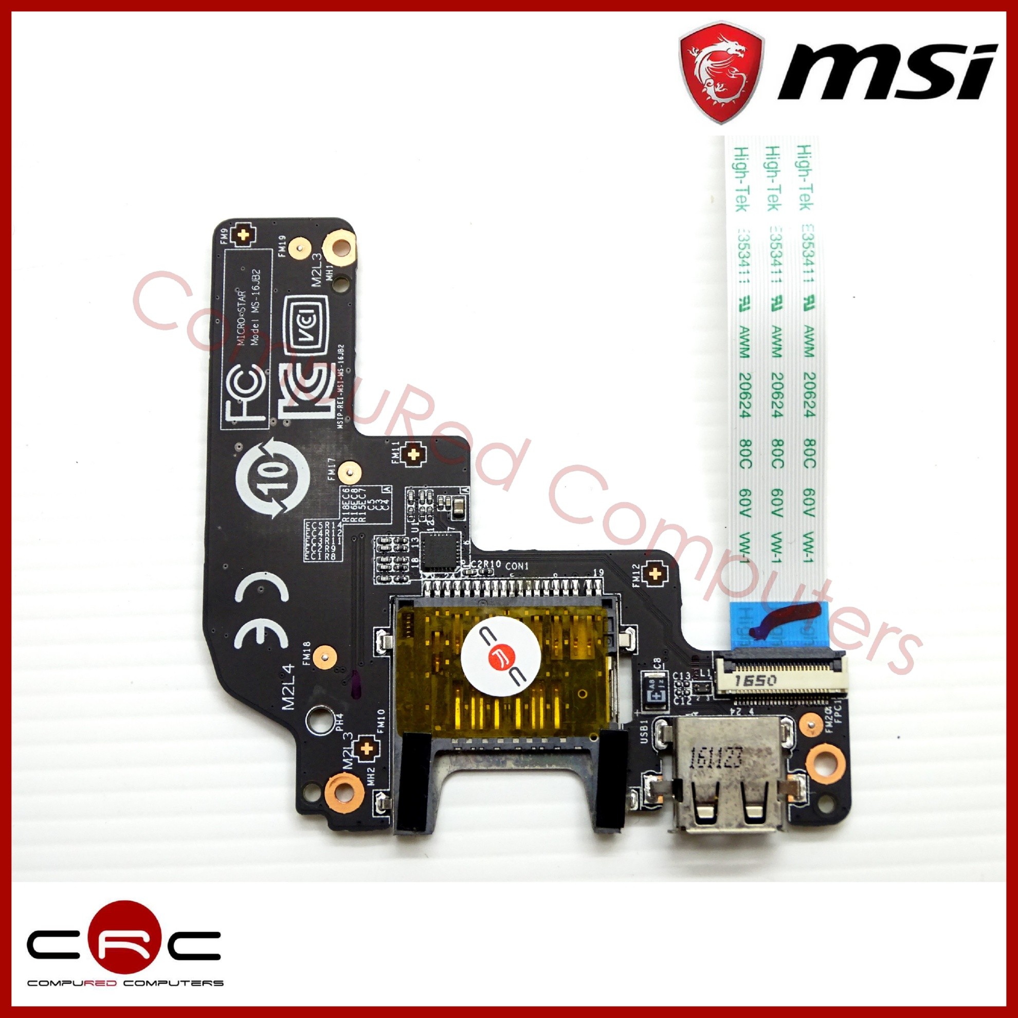 CR Parts Placa USB Lector SD MSI GF62 GL62M GV62 PE60 PE62 MS 16J9 cr-parts-placa-usb-lector-sd-msi-gf62-gl62m-gv62-pe60-pe62-ms-16j9