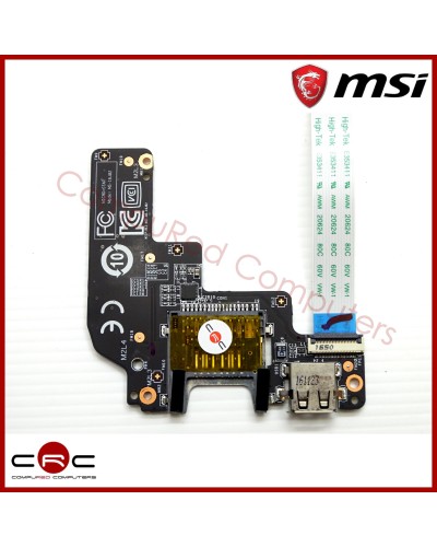 USB SD reader board MSI GF62 GL62M GV62 GE72 7RE GP72 PE72 (MS-1799)