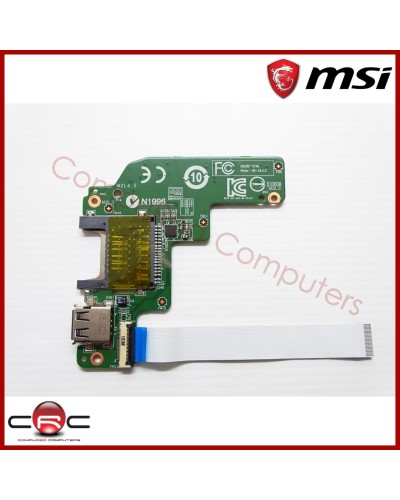 Power Button Board MSI GE62-2QF GE72-6QD GP62-2QE GP72-2QE