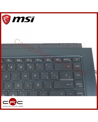 Reposamuñecas & teclado ES MSI Modern 15 A5M