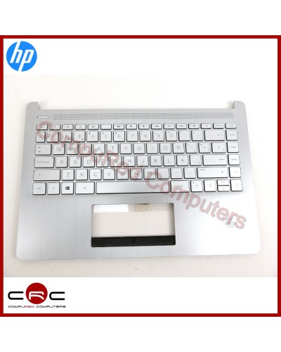 Reposamuñecas & teclado ES HP Laptop 14s-dq 14s-fq Serie