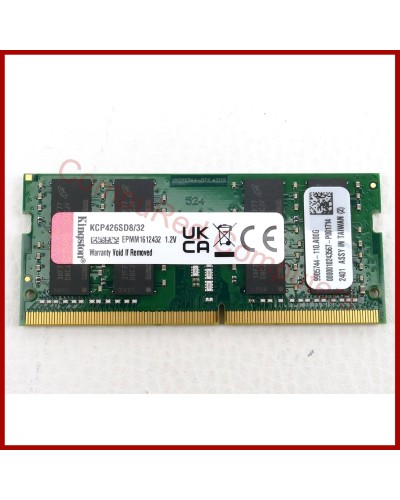 Memoria RAM 32GB DDR4 2666Mhz SODIMM - Kingston