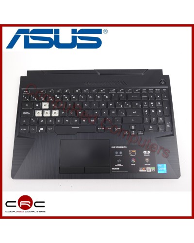 Reposamuñecas & teclado ES Asus TUF Gaming F15 FX506H