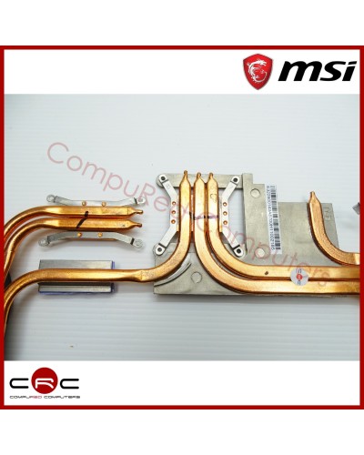 Kühlkörper mit Lüftern MSI GE72 GP72 PE72 (MS-1799)