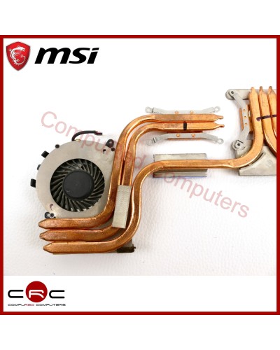 Heatsink with fan MSI GE62 GL62 GP62 GV62 PE60 PE62 (MS-16J9)