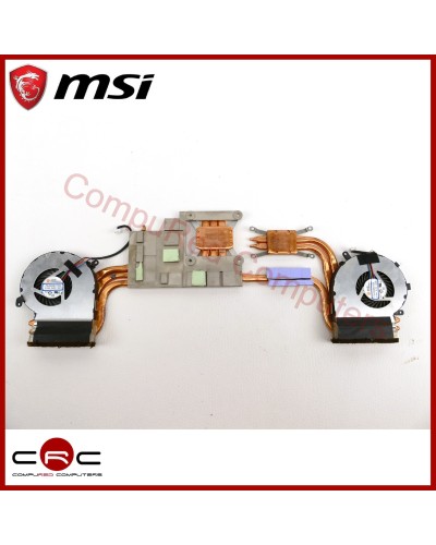 Heatsink with fan MSI GE62 GL62 GP62 GV62 PE60 PE62 (MS-16J9)