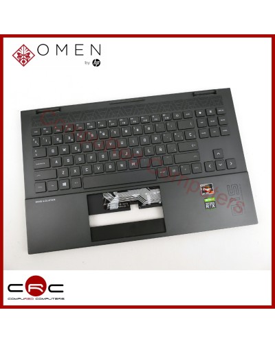 Reposamuñecas con Tecldo ES HP Omen 15-en Serie