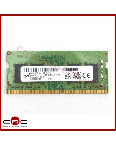 RAM Memory 8GB DDR4 3200Mhz - Micron
