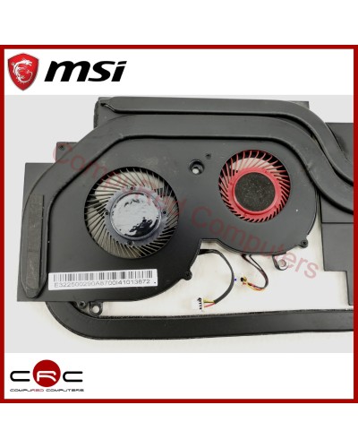 Disipador & ventiladores MSI GS65 P65 Creator (MS-16Q1 MS-16Q2 MS-16Q3)