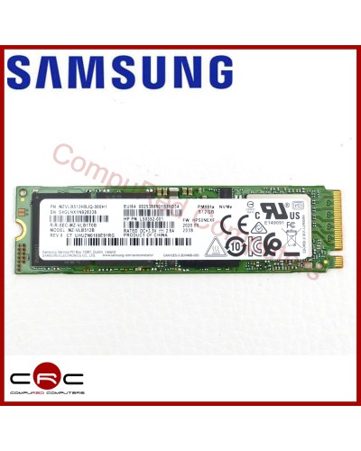 SSD Solid State Drive M.2 PCIe 3.0 x4 NVMe 512GB - Samsung PM981a