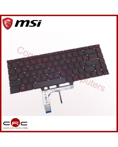 Keyboard ES MSI GF63 8RD GF63 Thin