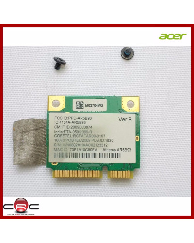 Módulo inalámbrico Acer Aspire 5541 7715 Packard Bell LJ61 LJ63 LJ65 LJ71