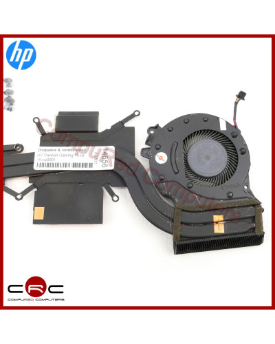 Kühlkörper mit Ventilatoren HP Pavilion Gaming 15-cx 15-cx0001