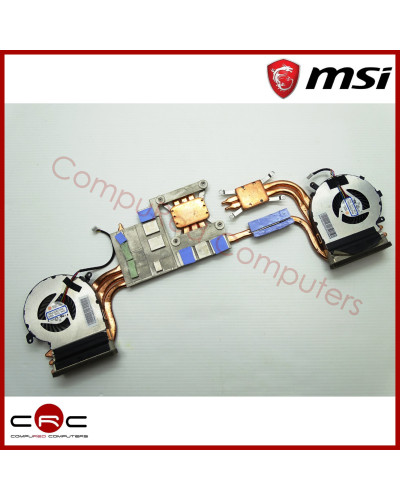 Disipador & Ventilador MSI GE62 GF62 GL62 GP62 GV62 (MS-16J9)