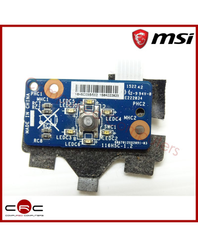 Power Button Modul MSI GS60 2QD 2QE (MS-16H5)