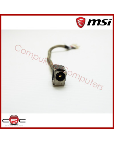 Conector de Carga MSI GE62 GE72 GF62 GF72 GL62 GL72 GP62 GP72 GV62 GV72 PE60 PE62