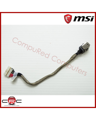 Conector de Carga MSI GE62 GE72 GF62 GF72 GL62 GL72 GP62 GP72 GV62 GV72 PE60 PE62