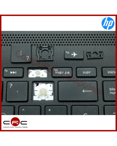 Teclas de Teclado ES HP Pavilion 15-da 15-db Serie