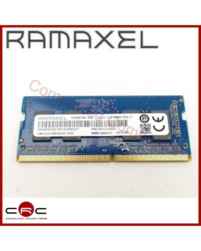 Memoria RAM 4GB DDR4 2666MHz - Ramaxel
