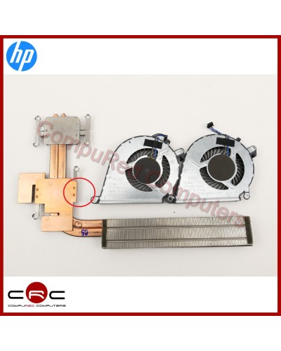 Disipador & ventiladores HP Pavilion 15-bc401ns