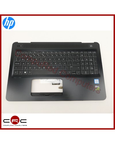 Reposamuñecas & teclado ES HP Pavilion 15-bc Serie