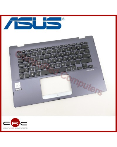 Oberes Gehäuse & Tastatur ES Asus Vivobook Flip 14 TP412FA