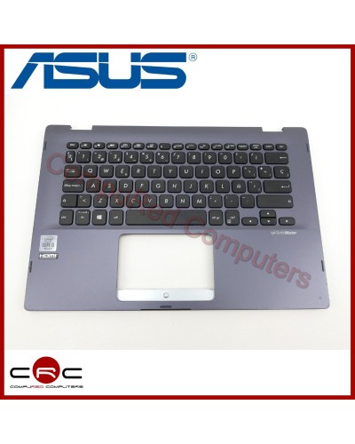 Oberes Gehäuse & Tastatur ES Asus Vivobook Flip 14 TP412FA